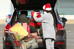 Christmas gifts in SUV