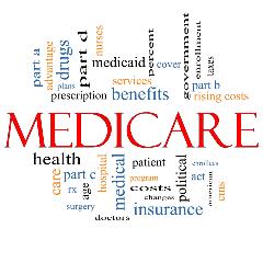 Medicare word graphic